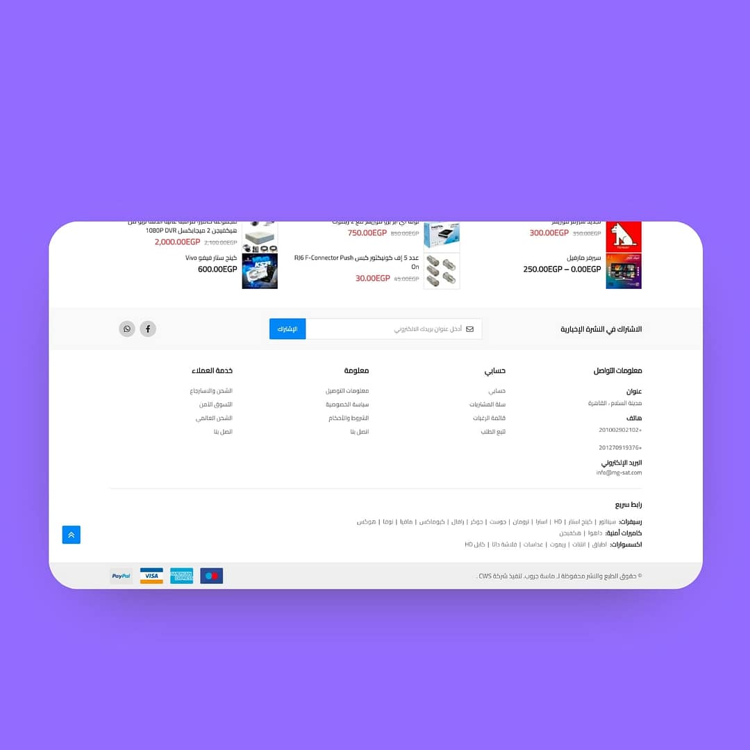تكلفة إنشاء متجر الكتروني