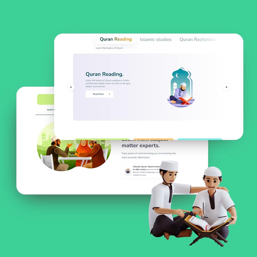 تصميم موقع قران