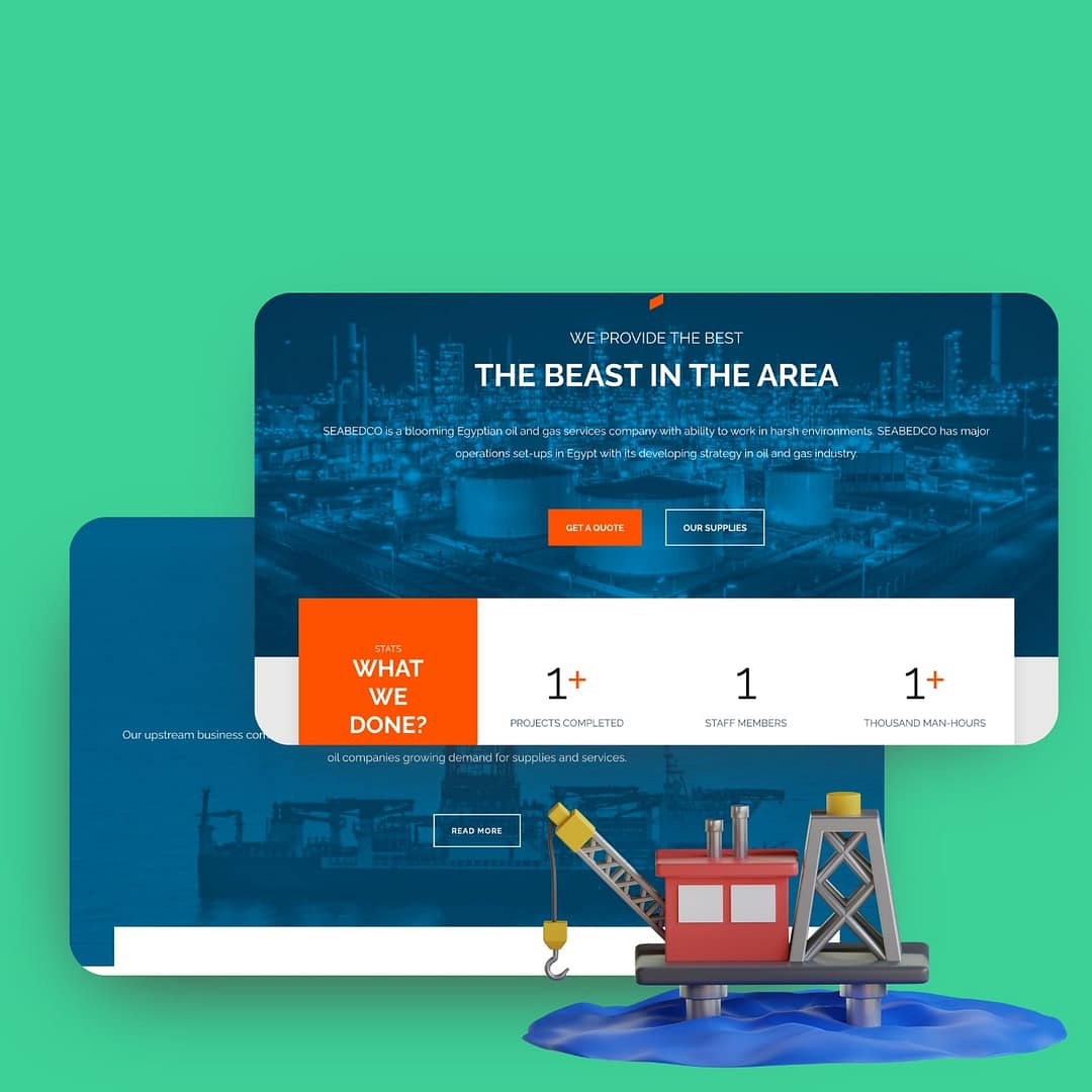 تصميم موقع شركة